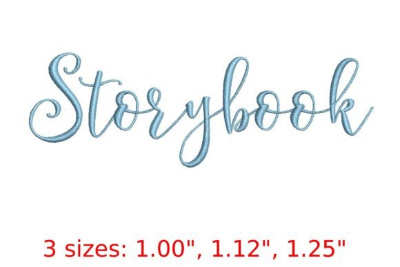 Storybook Embroidery Font